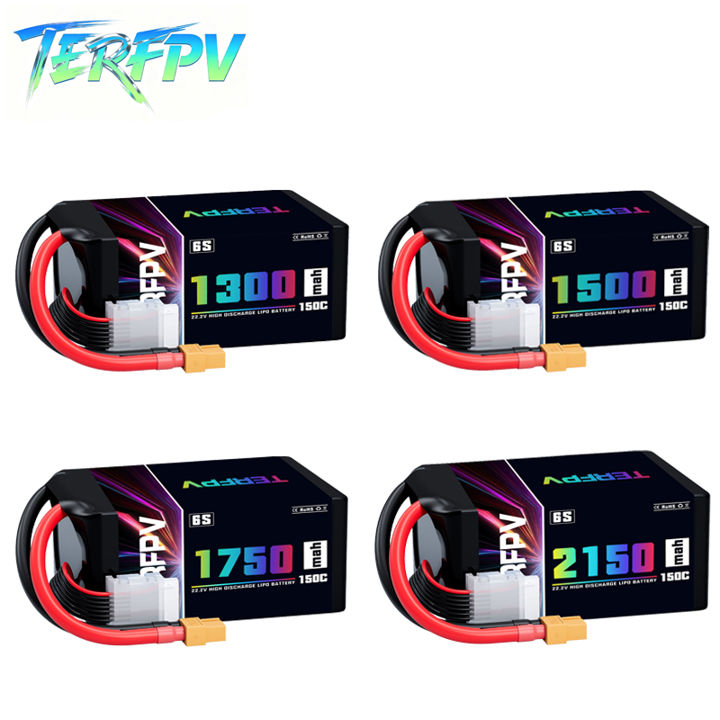 Drone Battery 3S - Аккумулятор LiPo TERFPV 6S 22.2V 1300/1500/1750/2150