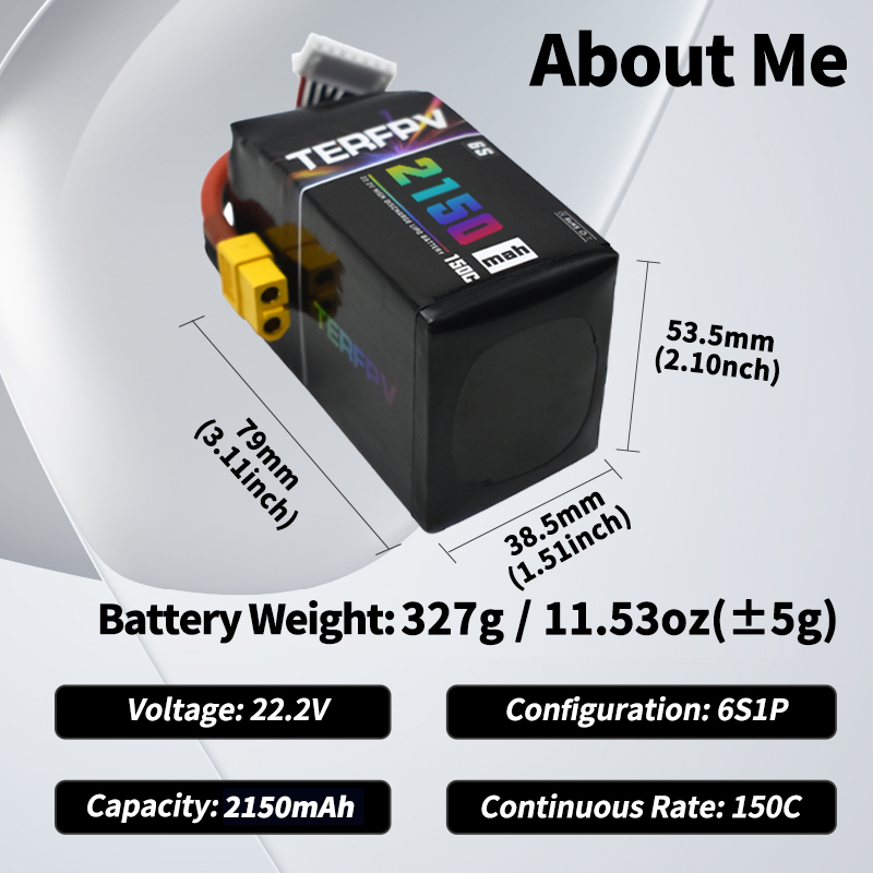 Аккумулятор LiPo TERFPV 6S 22. – обзор и цена Drone Battery 3S