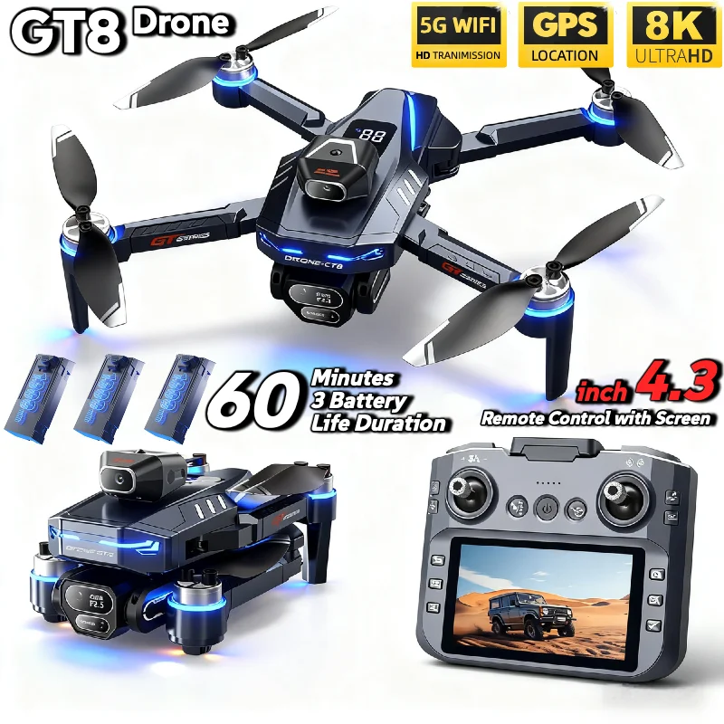 ГОРЯЧИЙ Для LSRC GT8 Дрон 4K П – обзор и цена Jjrc Drone X12